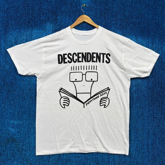 Descendents Everything Is Awesome White Punk T-Shirt Size Extra Large - Picture 1 of 4